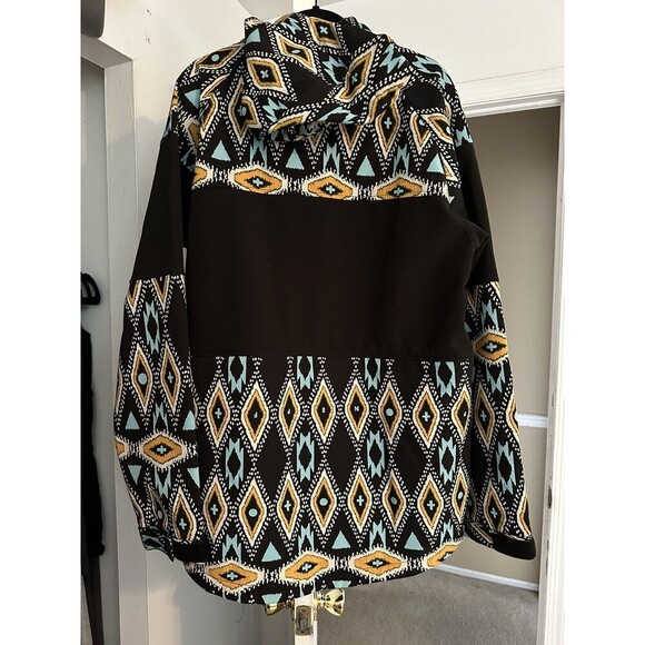 Neff Mens Tribal Softshell Jacket Extra Large Black - Picture 2 of 10